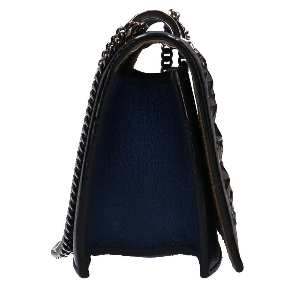 Jimmy Choo JIMMY CHOO Sophia Studs Shoulder Bag Leather Navy Women's - Picture 4 of 11